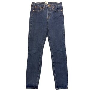 J.Crew Womens Toothpick Jeans Size 28 Ankle Inseam Dark Wash Fitted Skinny‎